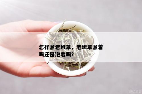 怎样煮老班章，老班章煮着喝还是泡着喝？