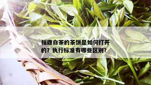 福鼎白茶的茶饼是如何打开的？执行标准有哪些区别？