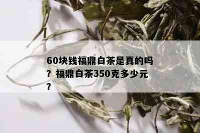 60块钱福鼎白茶是真的吗？福鼎白茶350克多少元？