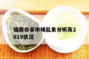 福鼎白茶市场乱象分析及2019状况