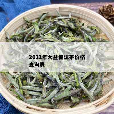 2011年大益普洱茶价格查询表