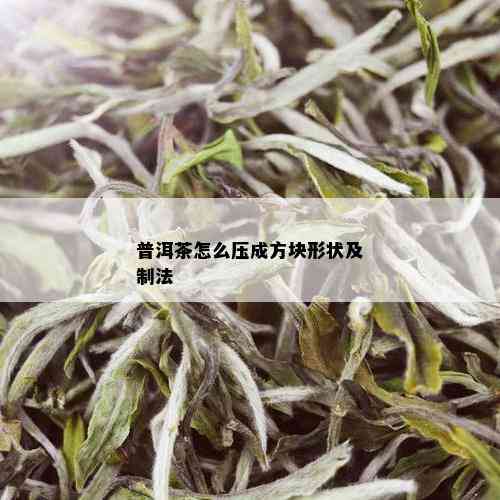 普洱茶怎么压成方块形状及制法