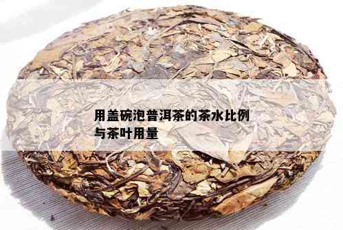 用盖碗泡普洱茶的茶水比例与茶叶用量