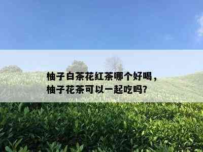 柚子白茶花红茶哪个好喝，柚子花茶可以一起吃吗？