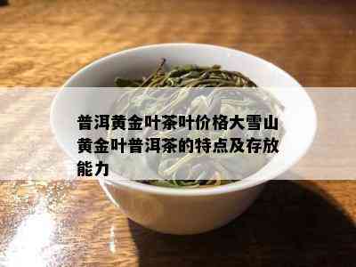 普洱黄金叶茶叶价格大雪山黄金叶普洱茶的特点及存放能力