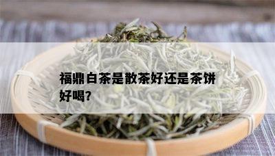 福鼎白茶是散茶好还是茶饼好喝？