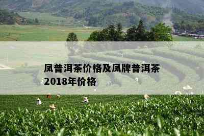 凤普洱茶价格及凤牌普洱茶2018年价格