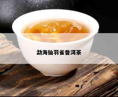 勐海仙羽雀普洱茶