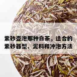 紫砂壶泡那种白茶，适合的紫砂器型、泥料和冲泡方法