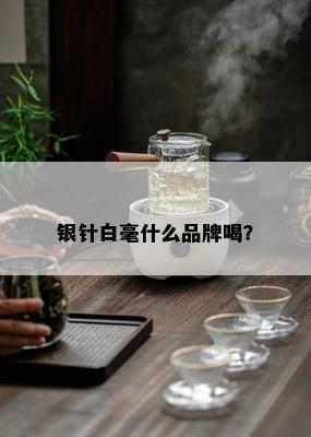 银针白毫什么品牌喝？