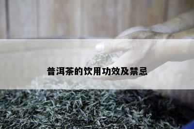 普洱茶的饮用功效及禁忌