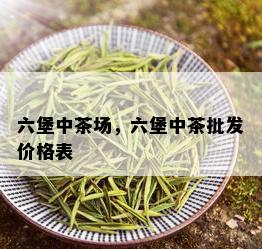 六堡中茶场，六堡中茶批发价格表