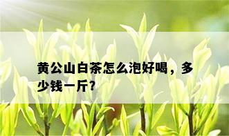 黄公山白茶怎么泡好喝，多少钱一斤？