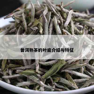 普洱熟茶的叶底介绍与特征