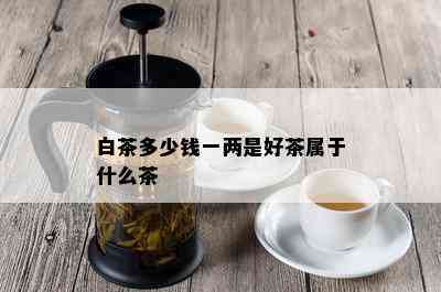 白茶多少钱一两是好茶属于什么茶