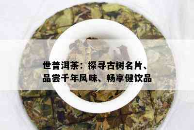 世普洱茶：探寻古树名片、品尝千年风味、畅享健饮品