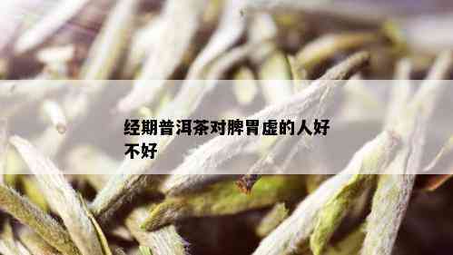 经期普洱茶对脾胃虚的人好不好