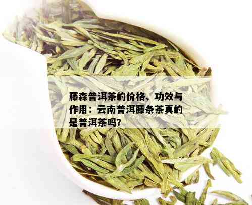 藤森普洱茶的价格、功效与作用：云南普洱藤条茶真的是普洱茶吗？