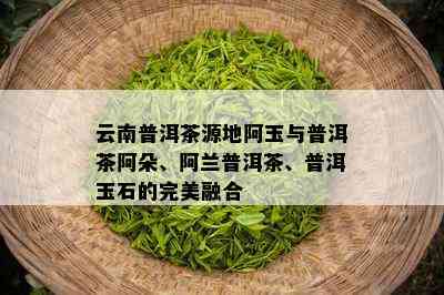 云南普洱茶源地阿玉与普洱茶阿朵、阿兰普洱茶、普洱玉石的完美融合