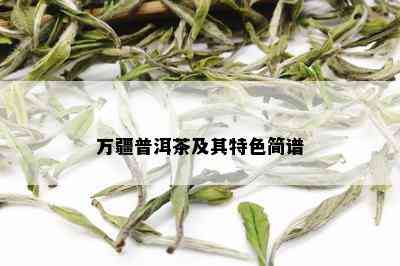 万疆普洱茶及其特色简谱