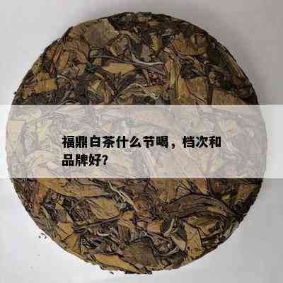 福鼎白茶什么节喝，档次和品牌好？