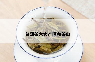 普洱茶六大产区和茶山