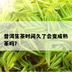 普洱生茶时间久了会变成熟茶吗？