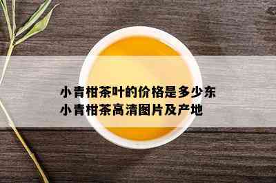 小青柑茶叶的价格是多少东小青柑茶高清图片及产地