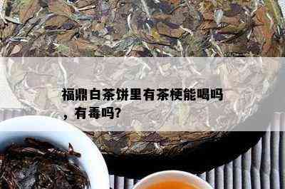 福鼎白茶饼里有茶梗能喝吗，有吗？