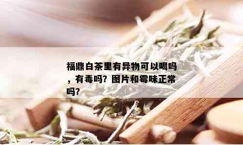 福鼎白茶里有异物可以喝吗，有吗？图片和霉味正常吗？