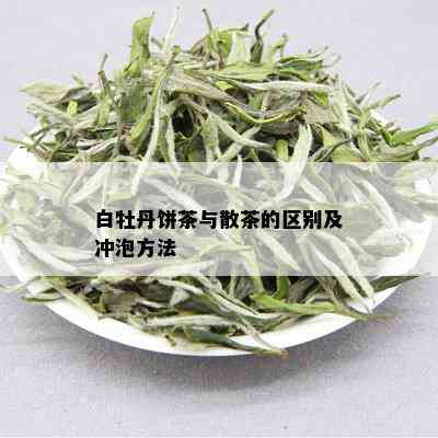 白牡丹饼茶与散茶的区别及冲泡方法