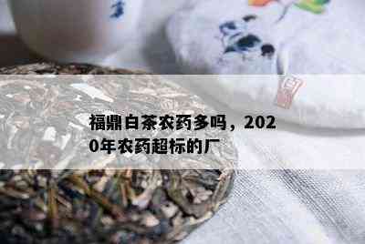 福鼎白茶农多吗，2020年农超标的厂