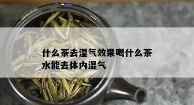 什么茶去湿气效果喝什么茶水能去体内湿气