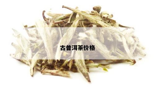 古普洱茶价格