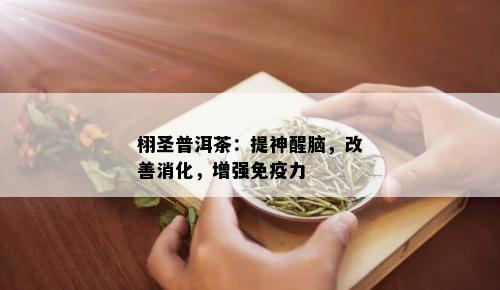 栩圣普洱茶：提神醒脑，改善消化，增强免疫力