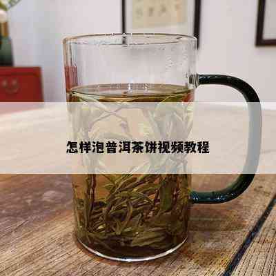 怎样泡普洱茶饼视频教程