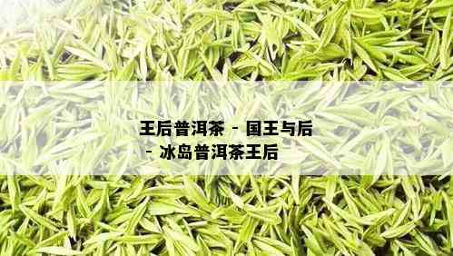 王后普洱茶 - 国王与后 - 冰岛普洱茶王后