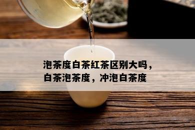 泡茶度白茶红茶区别大吗，白茶泡茶度，冲泡白茶度