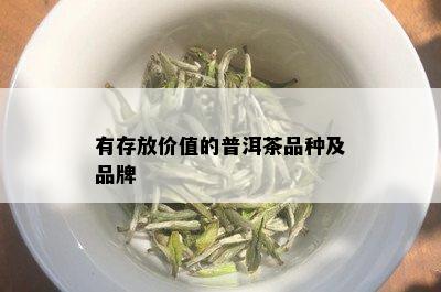 有存放价值的普洱茶品种及品牌