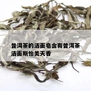 普洱茶的洁面皂含有普洱茶洁面斯怡美天香