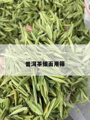 普洱茶细面用筛