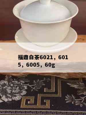 福鼎白茶6021，6015，6005，60g