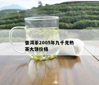 普洱茶2005年九千克熟茶大饼价格