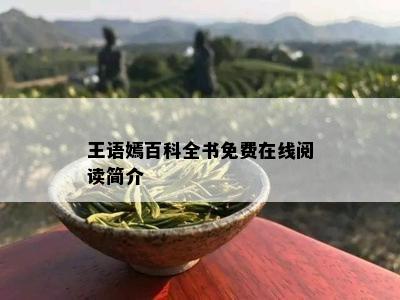 王语嫣百科全书免费在线阅读简介