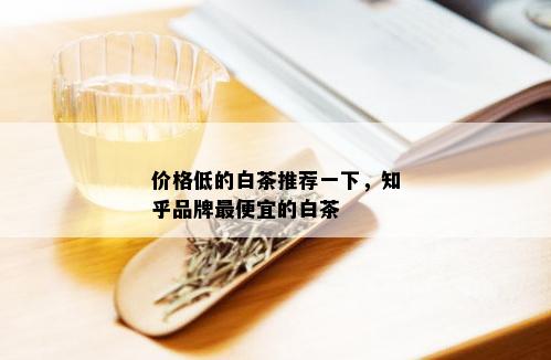 价格低的白茶推荐一下，知乎品牌更便宜的白茶