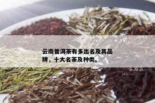 云南普洱茶有多出名及其品牌，十大名茶及种类。