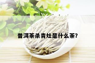 普洱茶杀青灶是什么茶？