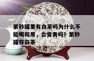 紫砂罐里有白茶吗为什么不能喝和用，会变黄吗？紫砂罐存白茶