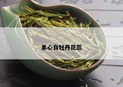 素心白牡丹花蕊