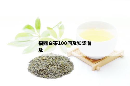 福鼎白茶100问及知识普及